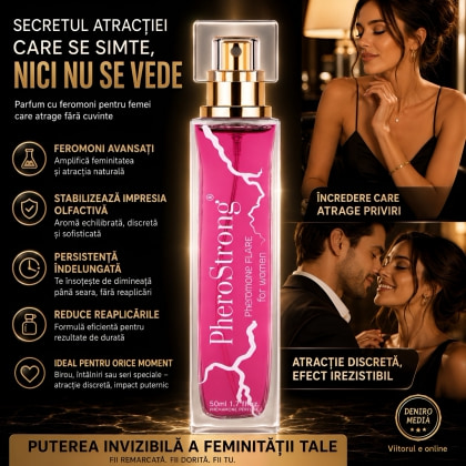 PheroStrong Femei 50 ml — Parfum cu Feromoni, Magnetism