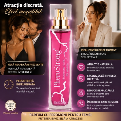 PheroStrong Femei 50 ml — Parfum cu Feromoni, Magnetism