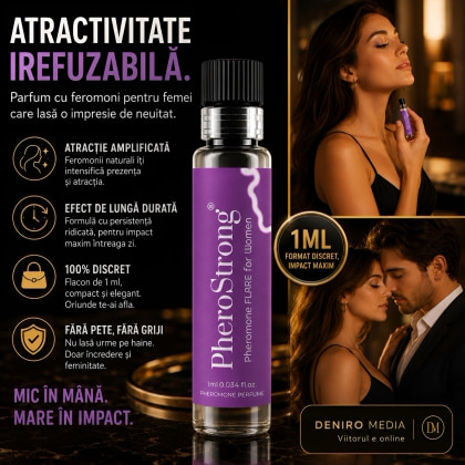 PheroStrong Flare — Parfum cu Feromon, 1 ml Pentru Femei