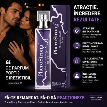 PheroStrong Flare — Parfum cu Feromoni Pentru Bărbați, 50 ml