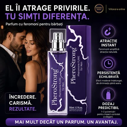 PheroStrong Flare — Parfum cu Feromoni Pentru Bărbați, 50 ml