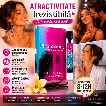 PheroStrong Pheromone Pentru Ea — Aromă Florală Distinctă 1ml
