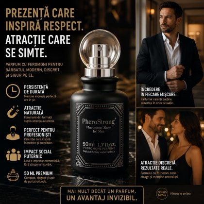 PheroStrong Show — Parfum Masculin Discret, 50 ml
