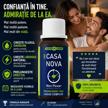 Picături Casă Nova Pentru Potență Și Mărire 20ml