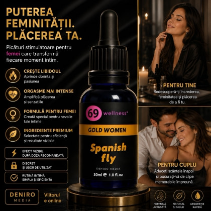 Picături Stimulatoare SPANISH FLY GOLD Pentru Femei 30ml