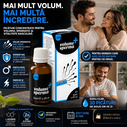 Picături Volume Spermă Men 30 ml