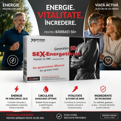 Pilule Stimulare Energetikum 50 Plus, 40 capsule