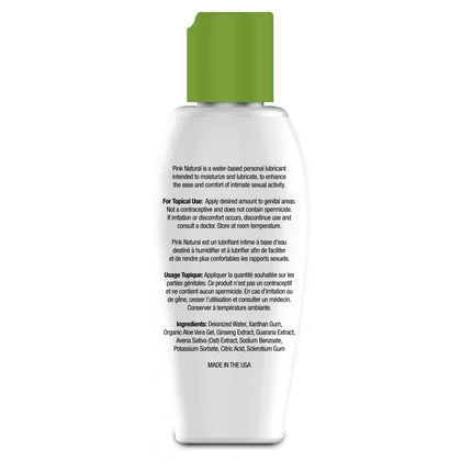 Pink Natural Water Based Lubricant 80 ml