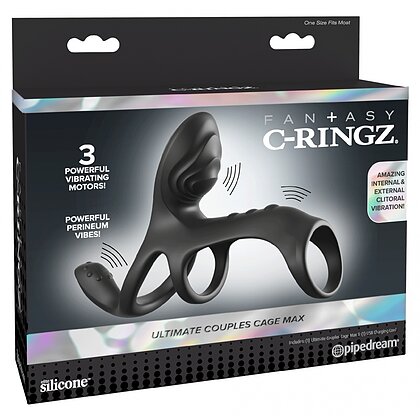 Pipedream Ultimate Couples Cage Max – 3 Motoare Negru