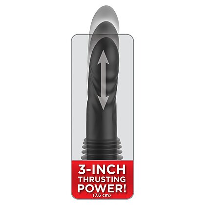 Pipedream Vibrator De Împingere 7.6 cm, 10 Moduri, USB C Negru