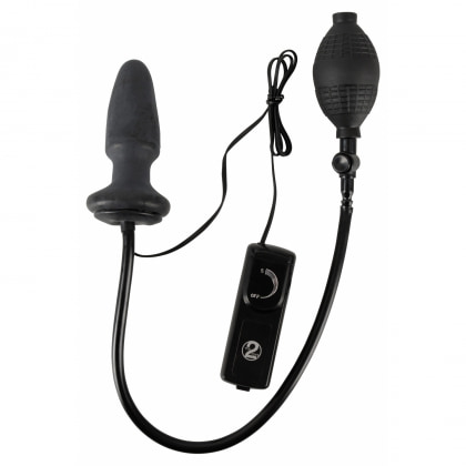 Plug Anal Ajustabil Cu Vibrații Funny Hills Negru
