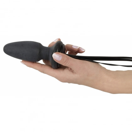 Plug Anal Ajustabil Cu Vibrații Funny Hills Negru