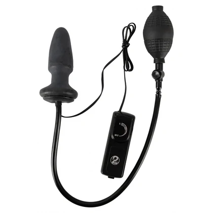 Plug Anal Ajustabil Cu Vibrații Funny Hills Negru