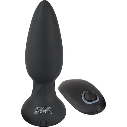 Plug Anal Black Velvets RC Vibrating Negru