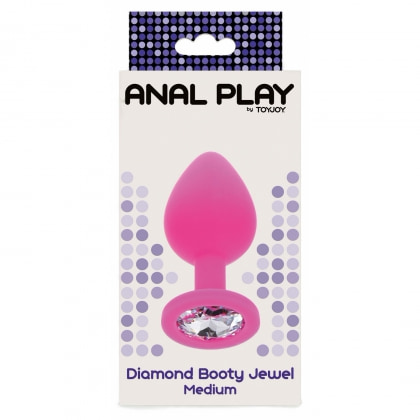 Plug Anal Diamond Jewel Medium Roz