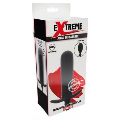 Plug Anal Umflat Starter Negru Reglabil 3–5.5 cm