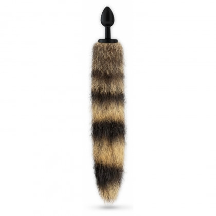 Crushious Foxy Delight Plug Anal cu Coadă 30 cm Negru