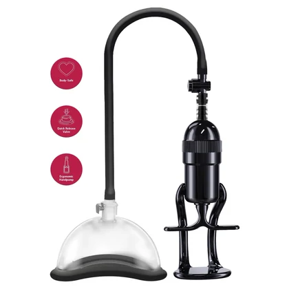 Pompă Intimă Vacuum Sensibilitate și Control Negru