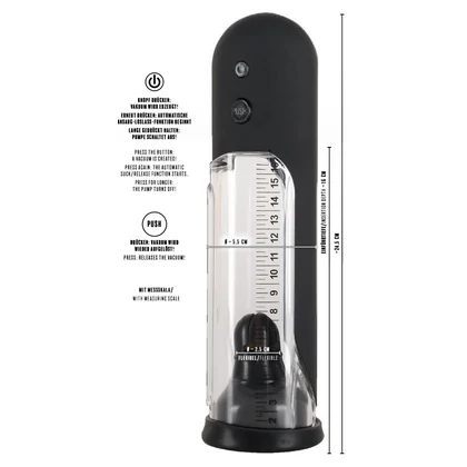Pompă Mărire Penis Rebel Automatic Negru