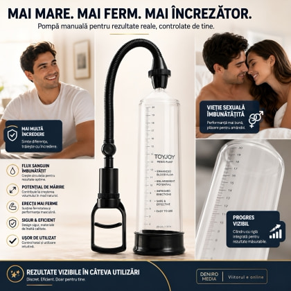 Pompă Mărire Puternică Negru