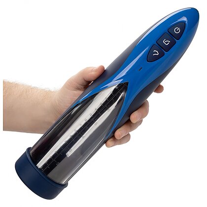 Pompă Penis Rechargeable Waterproof Albastru