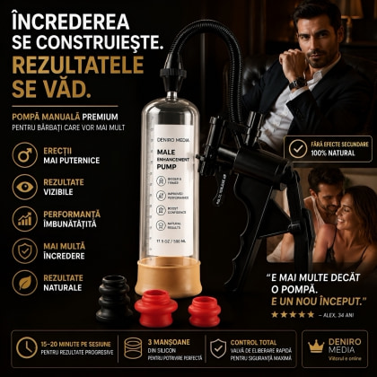 Pompă Penis The Perfect Pump Transparent
