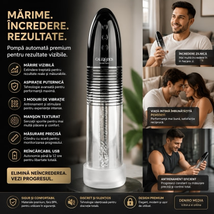 Pompă Pentru Penis Executive Automatic Smart Negru