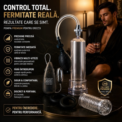 Pompă Sta-Hard Kit Transparent Negru