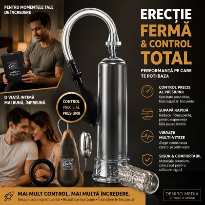 Pompă Sta-Hard Kit Transparent Negru