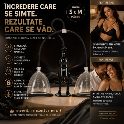 Pompa Vaccum She.E.O. Intensifică Sensibilitatea Bustului
