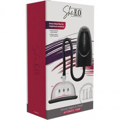 Pompă Vacuum Automată 3 Moduri, Control Reglabil – She.E.O. Negru