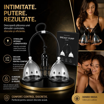Pompă Vacuum Pentru Bust Stimulare Delicată