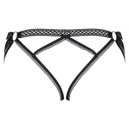 Portjartier Obsessive Darkie Negru S-M