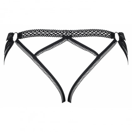 Portjartier Obsessive Darkie Negru S-M