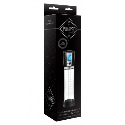 Premium Rechargeable Automatic LCD Pump - Transparent