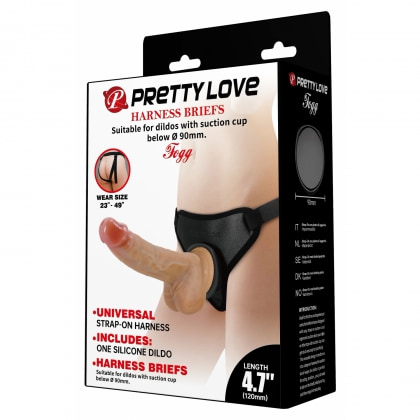 Pretty Love — Ham Strap-on Realist, Confort Elastic