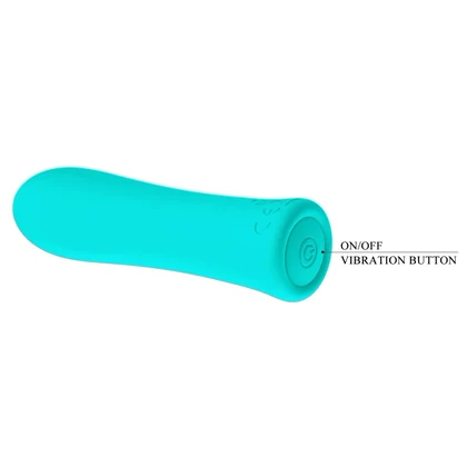 Pretty Love Alfreda Verde — Mini Vibrator 12 Moduri, Reîncărcabil