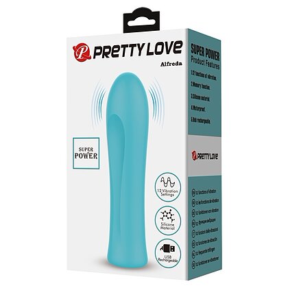 Pretty Love Alfreda Verde — Mini Vibrator 12 Moduri, Reîncărcabil