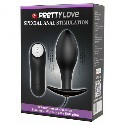 Pretty Love Anal Stimulation Plug Negru