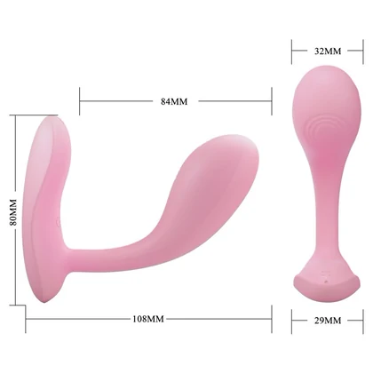 Pretty Love Baird: Vibrator Punctul G 12 Moduri Reîncărcabil Roz