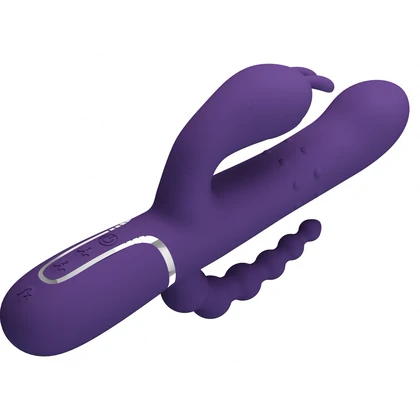 Pretty Love Cammy Vibrator Triplu Reîncărcabil Mov