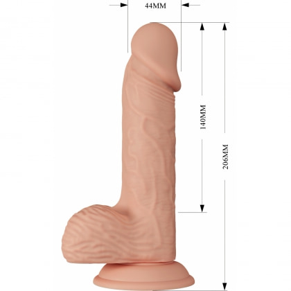 Pretty Love Catoblepas — Vibrator Realist 20.6 cm cu Ventuză