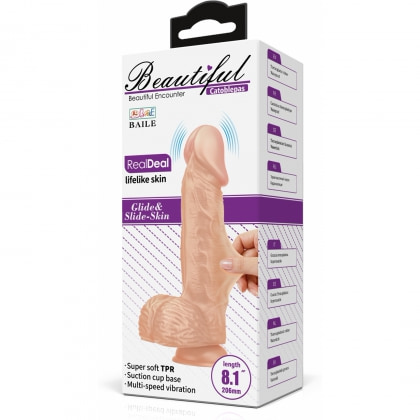 Pretty Love Catoblepas — Vibrator Realist 20.6 cm cu Ventuză