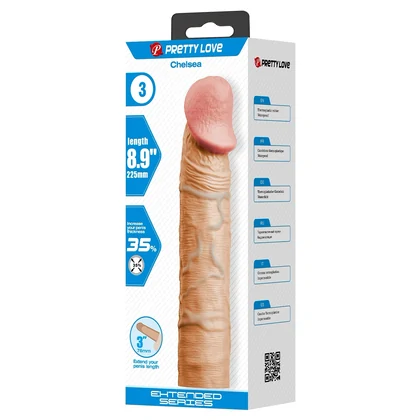 Pretty Love Chelsey – Manșon Realist +7,6 cm, 22,5 cm