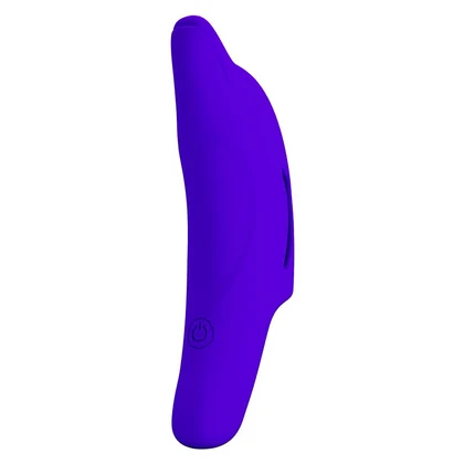 Pretty Love Delphini – Vibrator De Deget 10 Moduri, Compact Albastru