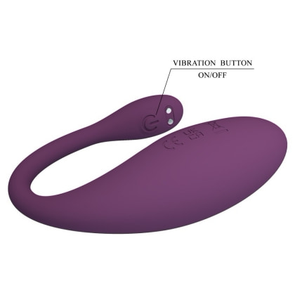 Pretty Love Dora Vibrator Cuplu 12 Moduri Mov