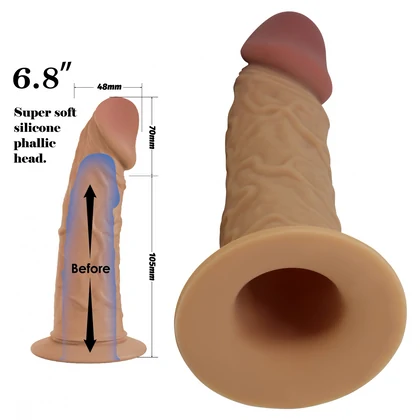 Pretty Love Draven – Strap-on Tija 17,5 cm (+7 cm)
