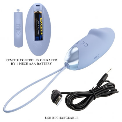 Pretty Love Julia - Ou Vibrator Albastru, 12 Moduri