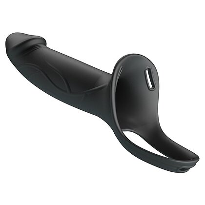 Pretty Love Landon cu Harness Reglabil și Dildo 16,8 cm Negru