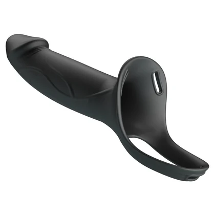 Pretty Love Landon cu Harness Reglabil și Dildo 16,8 cm Negru
